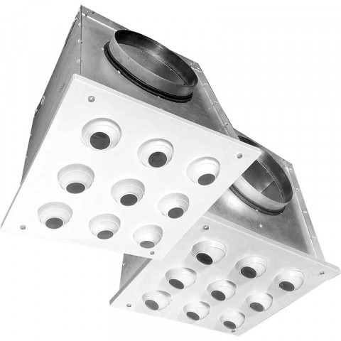 Воздухораспределители панельные сопловые 1SDP, 2SDP