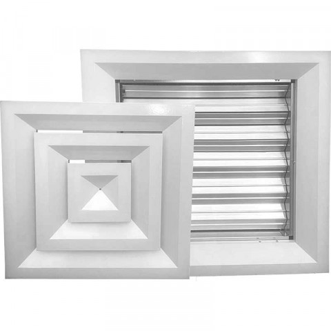 Вентиляционная решетка потолочная с клапаном 4А-Р